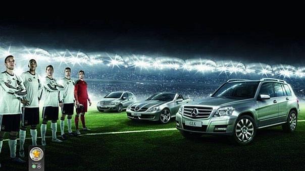 Mercedes-Benz bietet interessante Angebote nicht nur für Fussball-Fans. Foto: MB/auto-reporter.net 